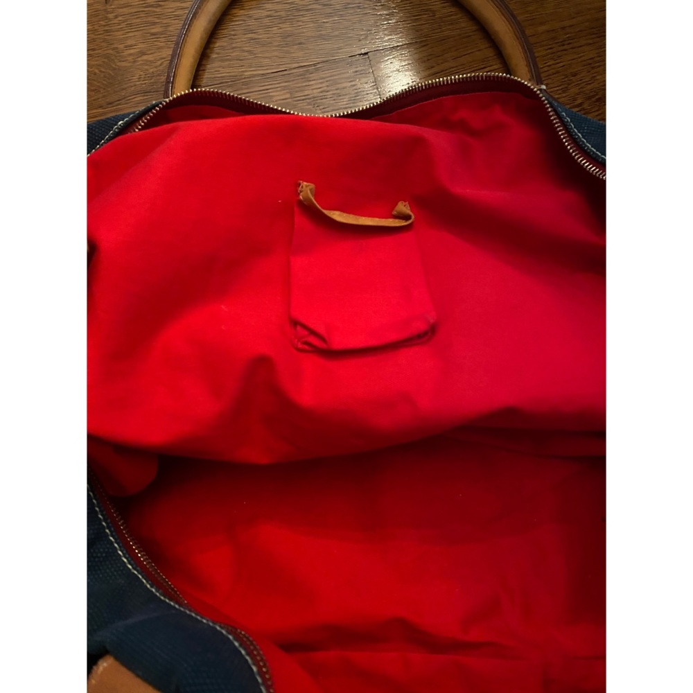 Dooney & Bourke Large Blue Duffel Bag - Picture 4 of 7
